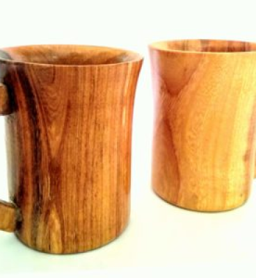 wodden mugs